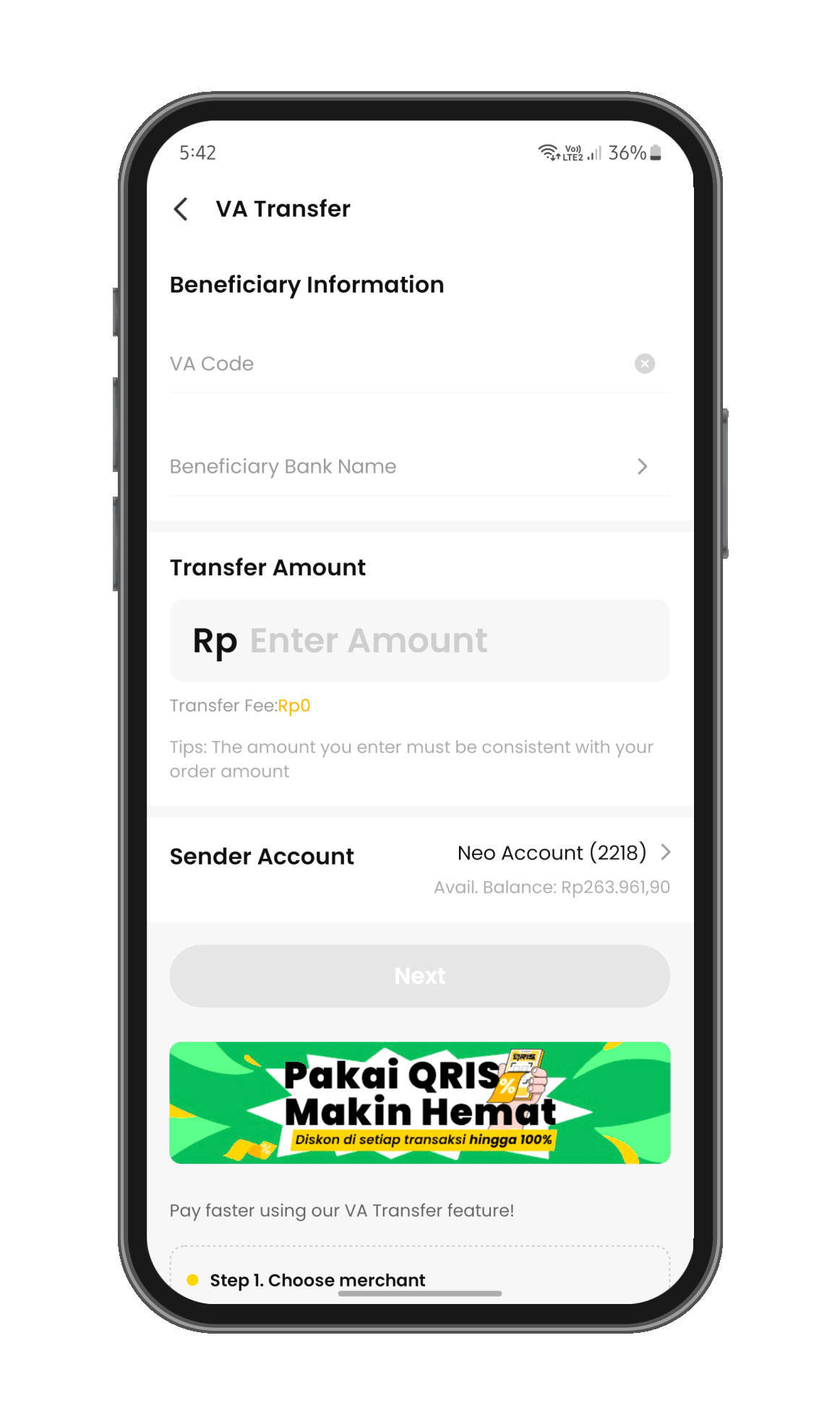 Virtual Account